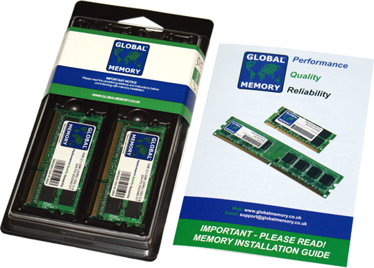 4GB (2 x 2GB) DDR3 1066/1333MHz 204-PIN SODIMM MEMORY RAM KIT FOR ADVENT LAPTOPS/NOTEBOOKS